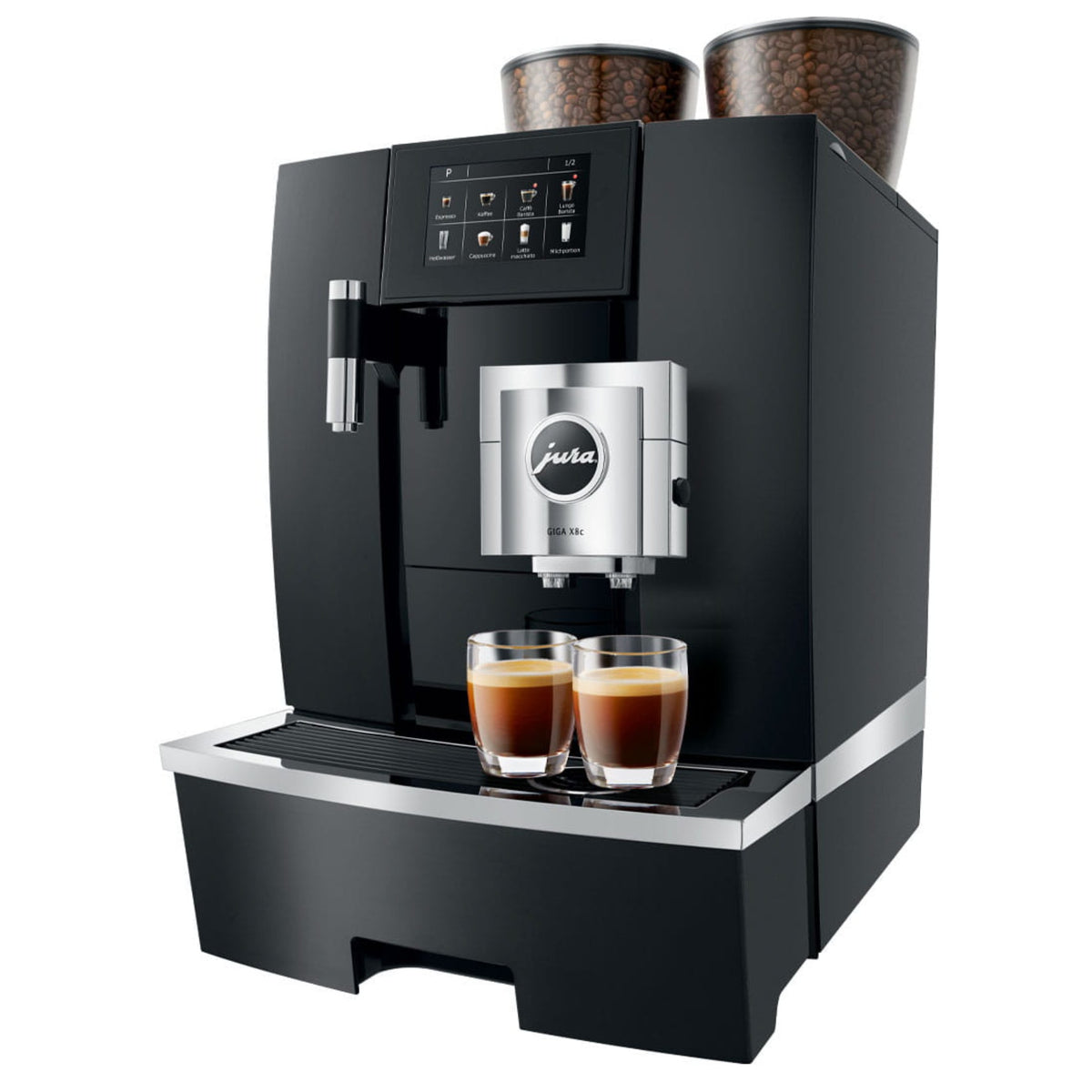 Jura GIGA X8c kaffemaskin - aluminum svart (EB)