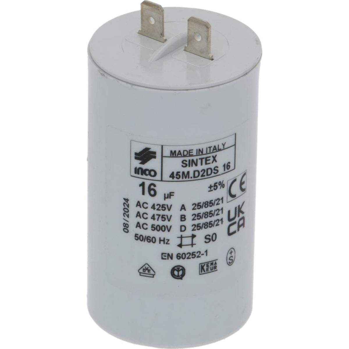 Capacitor 16 µF Helios 80