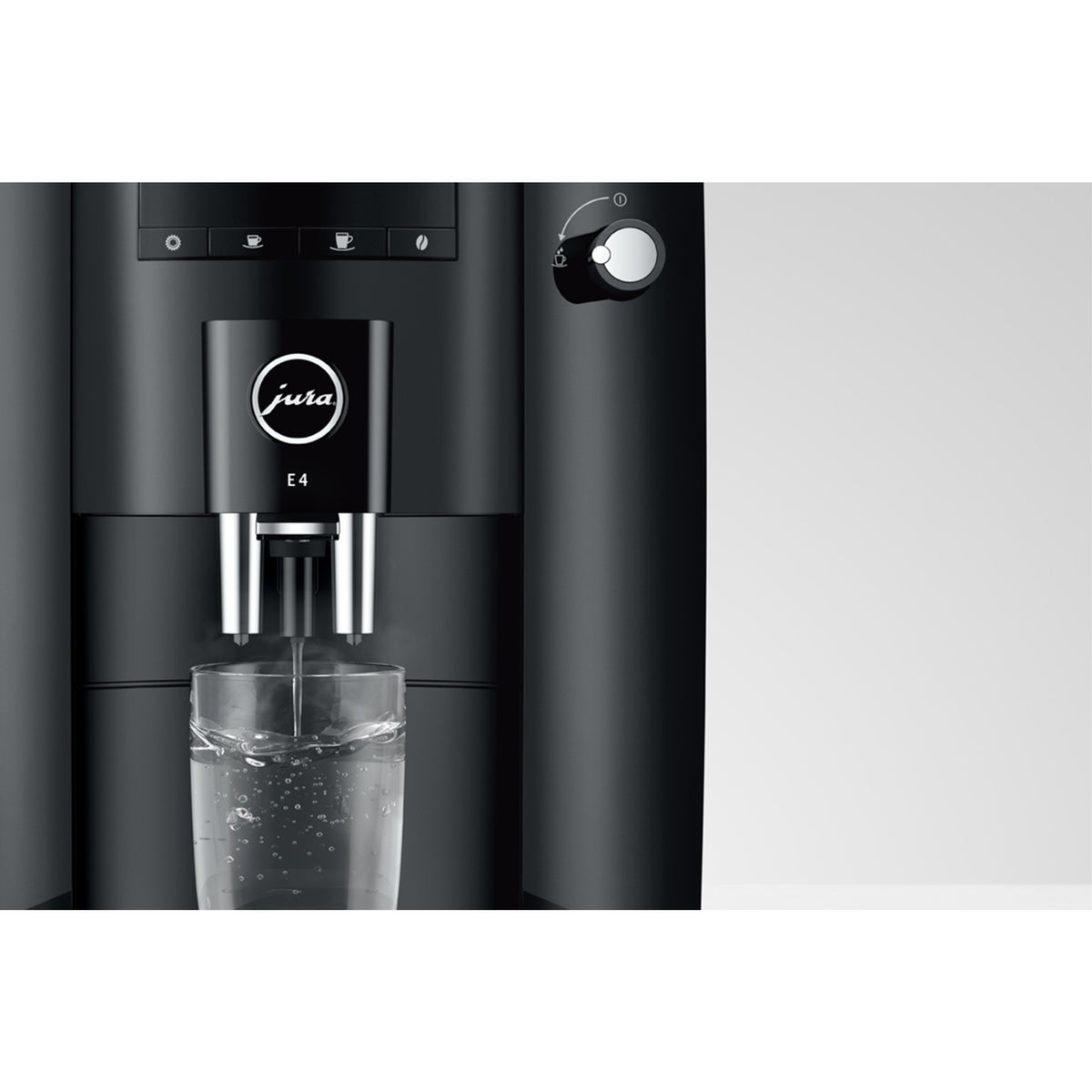 Jura E4 coffee machine - piano black (EA)
