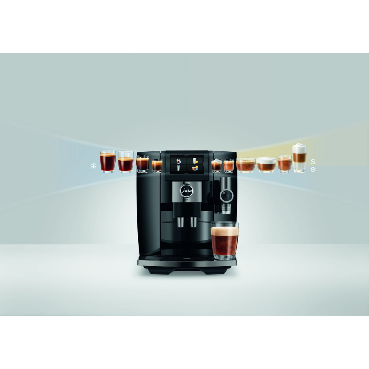 Jura J10 kaffemaskin - piano svart (EA)