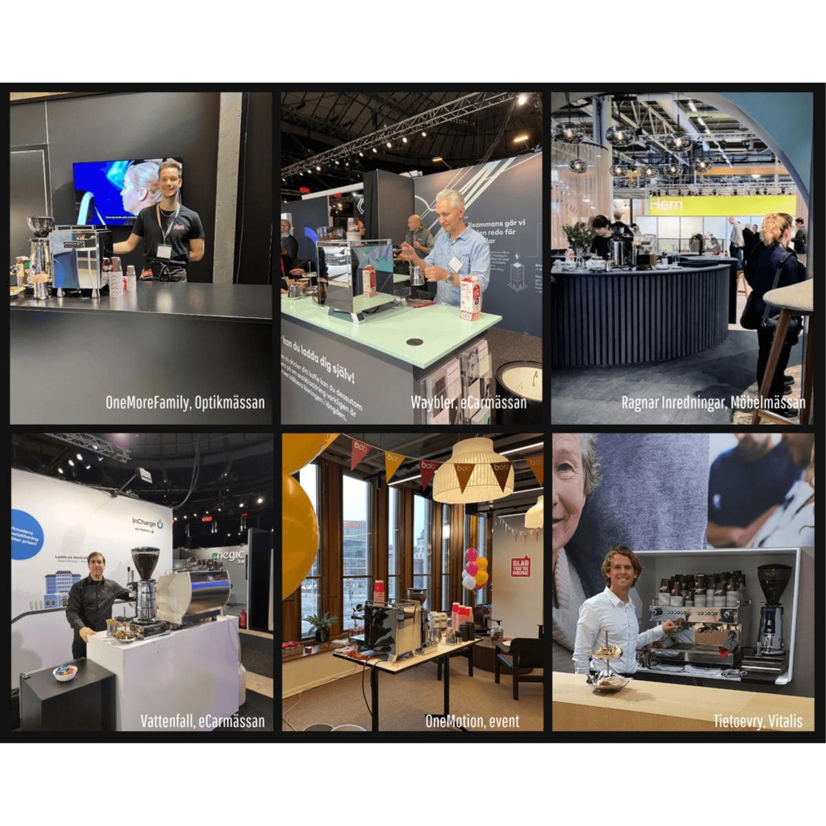 Rent a coffee machine with a barista