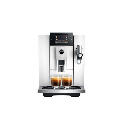 Jura E8 coffee machine - piano white (ED)