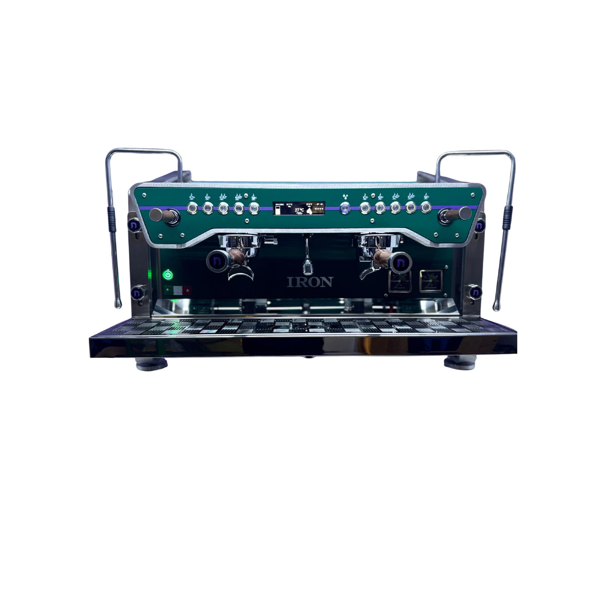 La Nuova Era Iron 2-group espresso machine - green