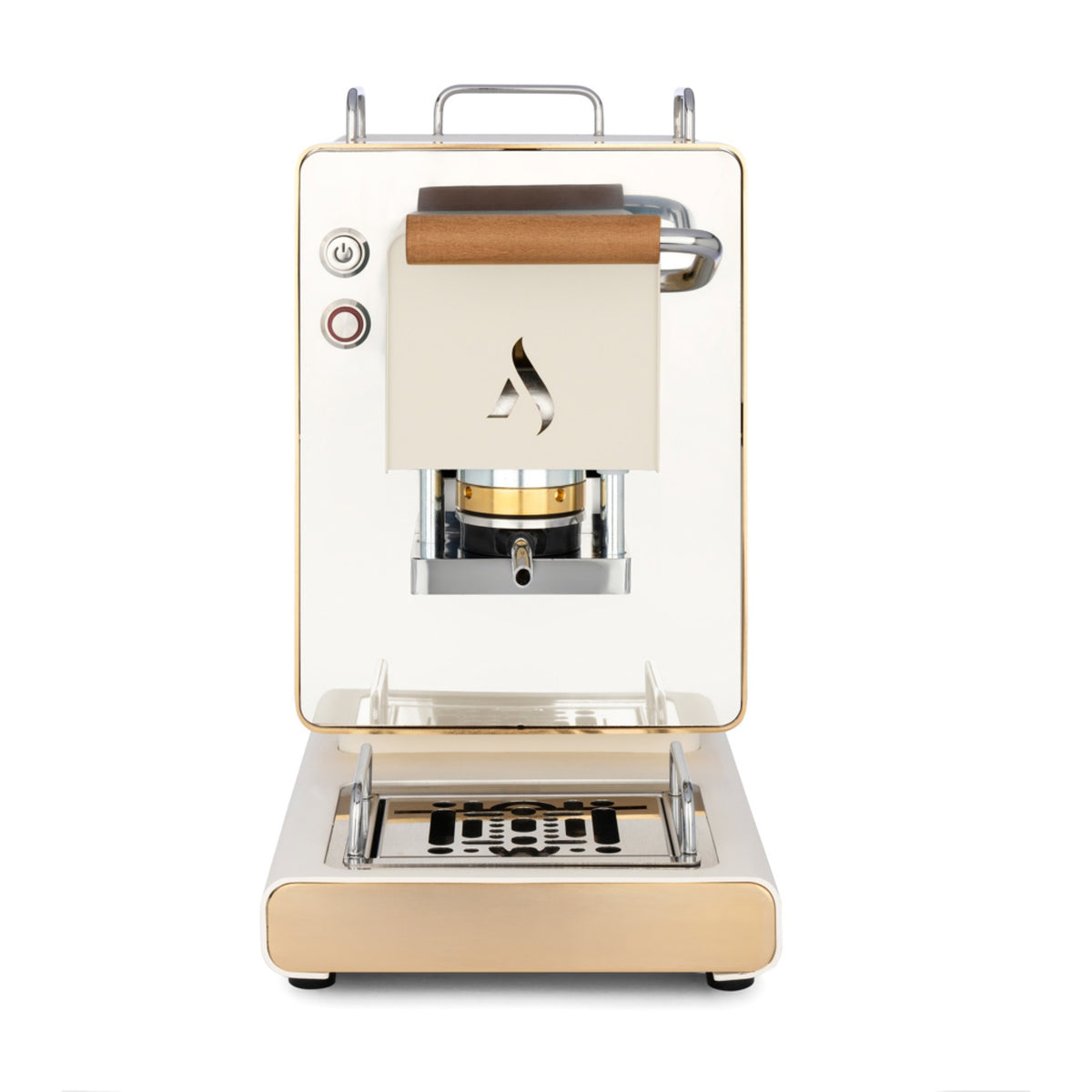 Macchine Aroma Iconica pod machine - white/24kt gold