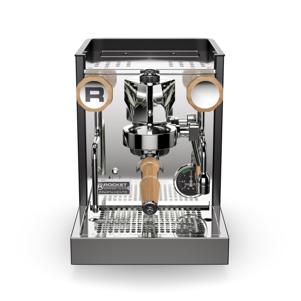 Rocket Appatramento TCA espressomaskin -svart/trä