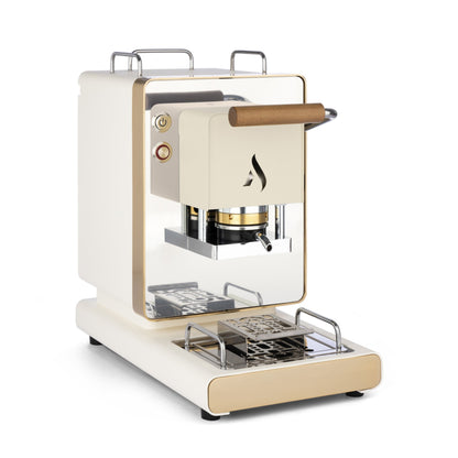 Macchine Aroma Iconica pod machine - white/24kt gold