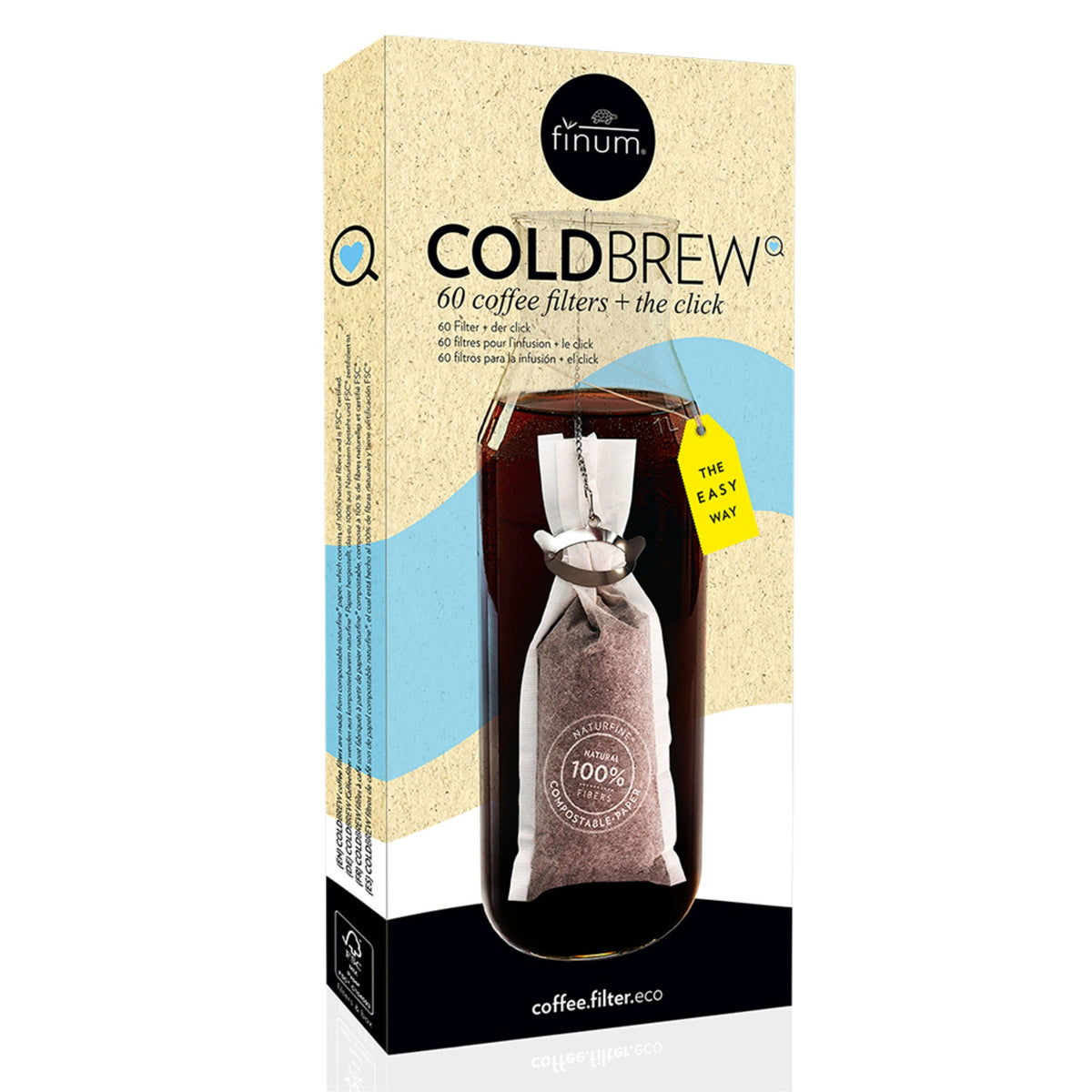 Coldbrewfilter 60 st + Click