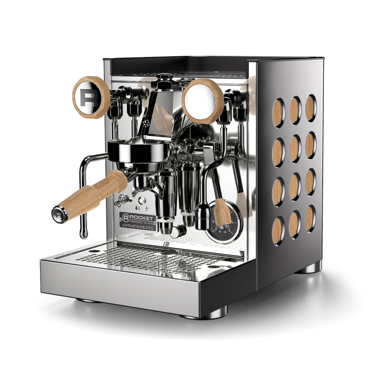 Rocket Espresso Appartamento TCA espresso machine - chrome/wood