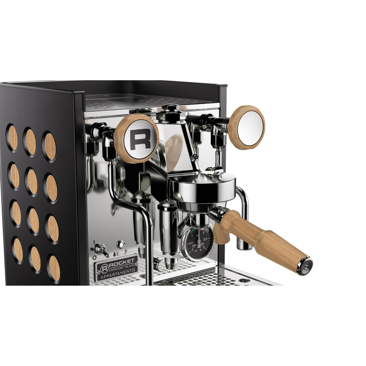 Rocket Appatramento TCA espressomaskin -svart/trä