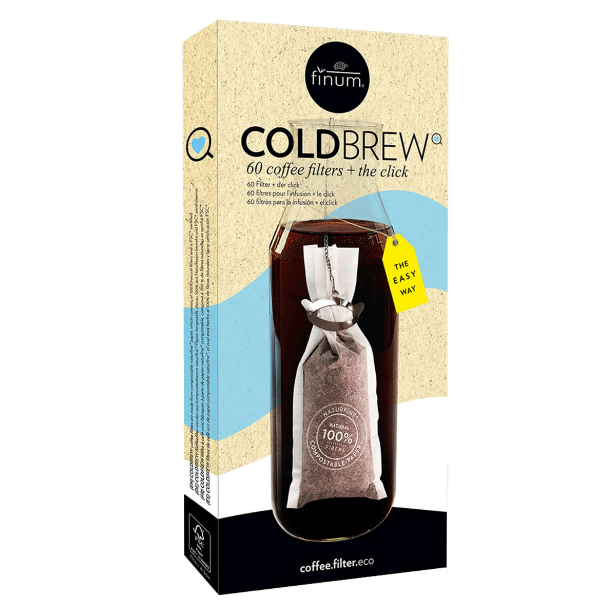 Coldbrewfilter 60 st + Click