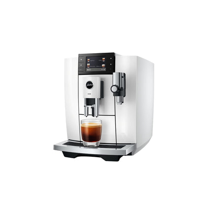 Jura E8 coffee machine - piano white (ED)
