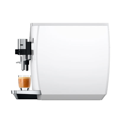 Jura E8 coffee machine - piano white (EC)