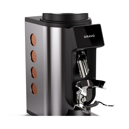 Rocket Espresso Gravo coffee grinder - chrome/copper