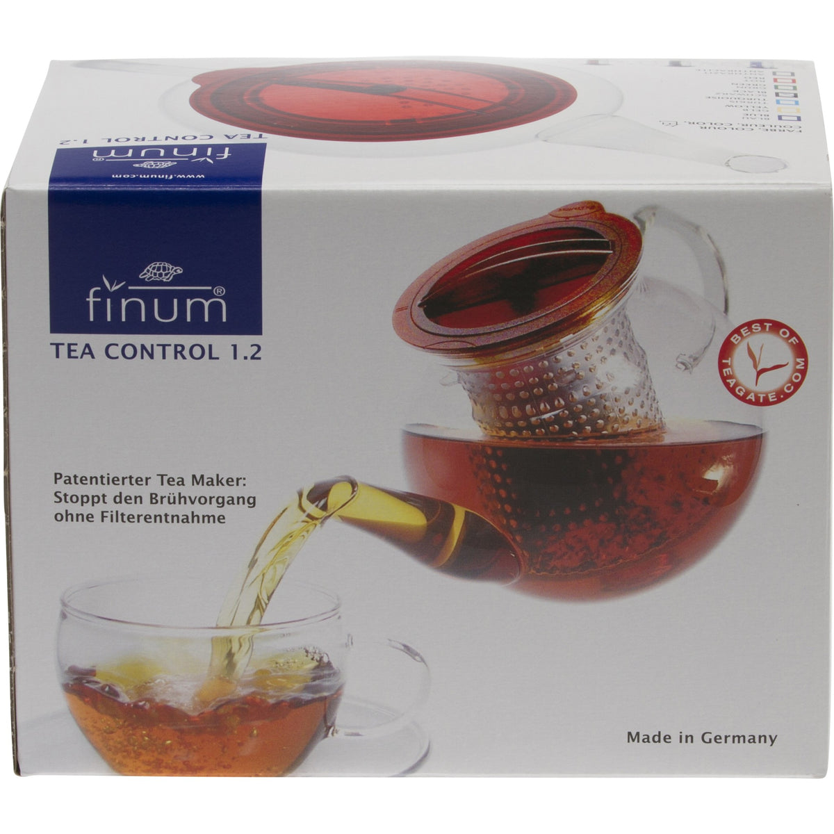 Tea Control 1,2 liter - Röd