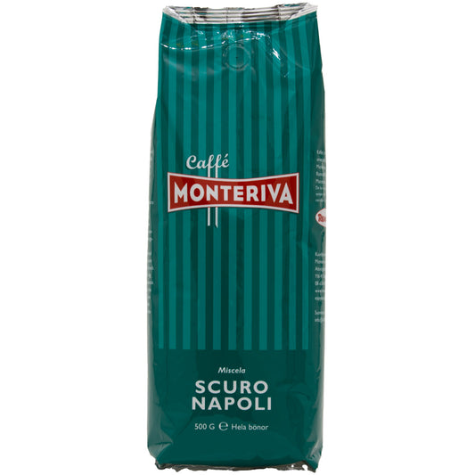 Monteriva Scuro Napoli Whole Bean Espresso - 500g