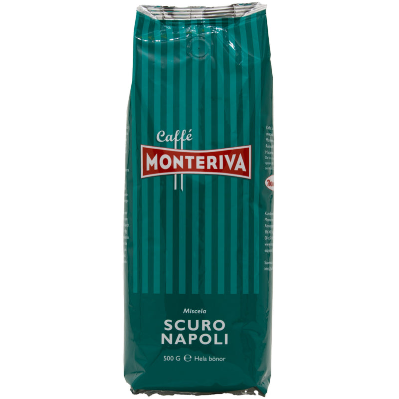 Monteriva Scuro Napoli Whole Bean Espresso - 500g