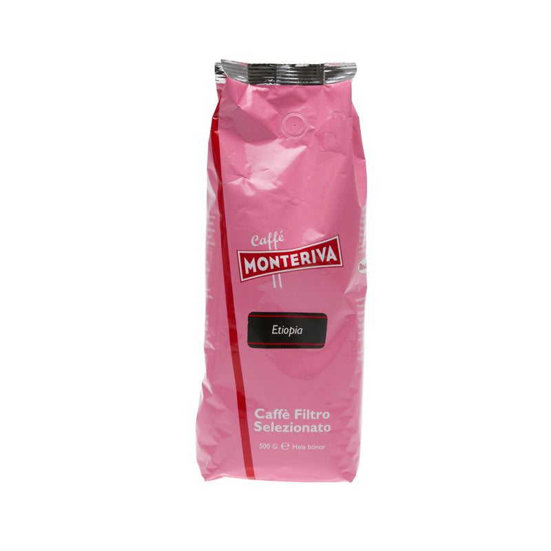 Monteriva Etiopia hela kaffebönor bryggkaffe - 500g
