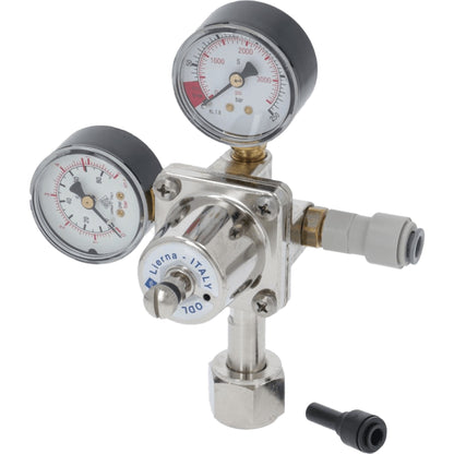 CO2 reduction valve with dual O-rings