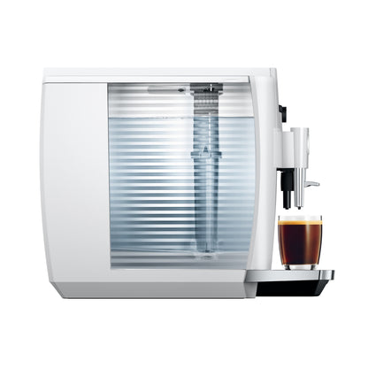 Jura E4 kaffemaskin - piano vit (EA)