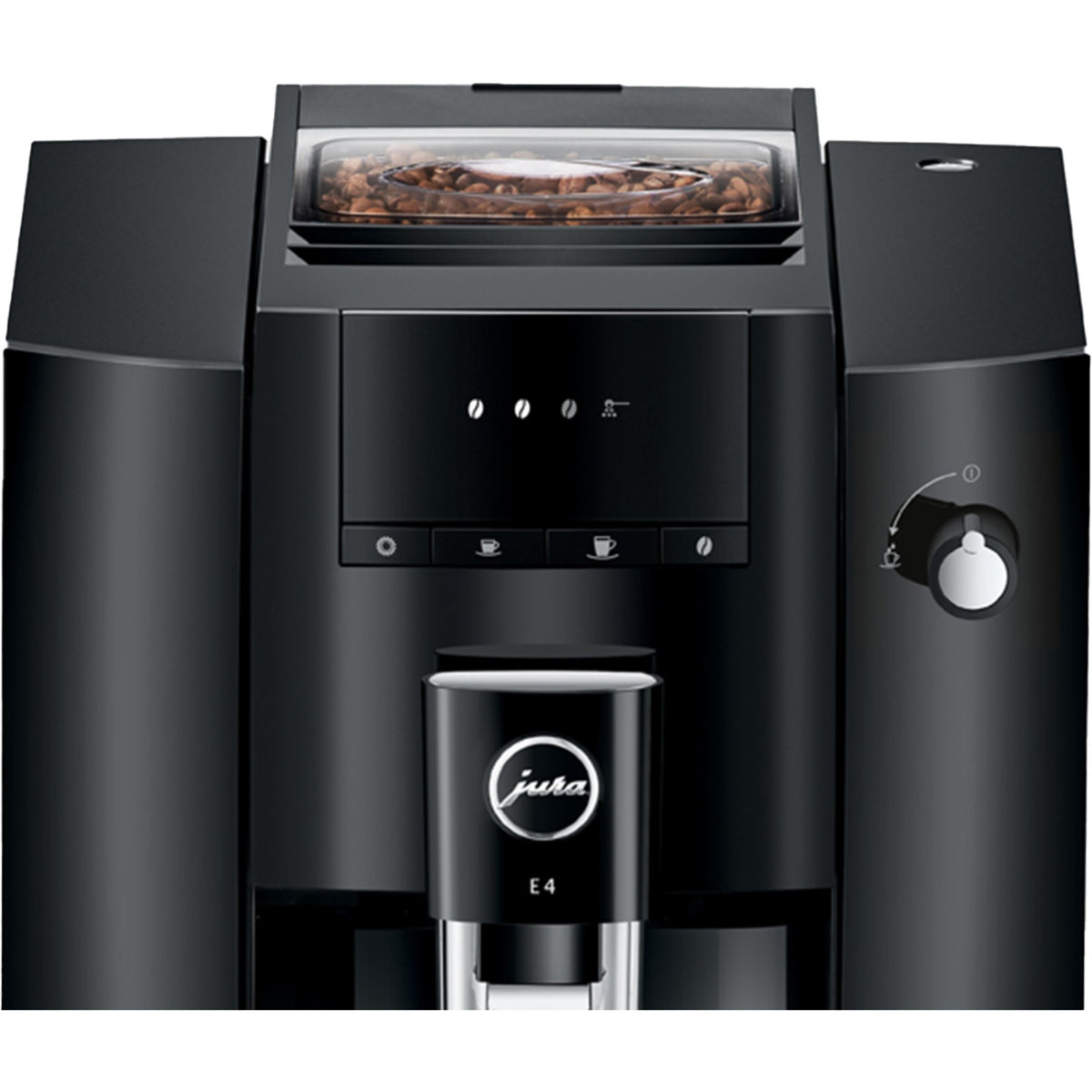 Jura E4 coffee machine - piano black (EA)