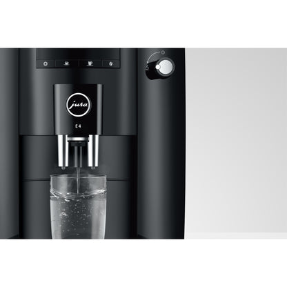 Jura E4 coffee machine - piano black (EA)