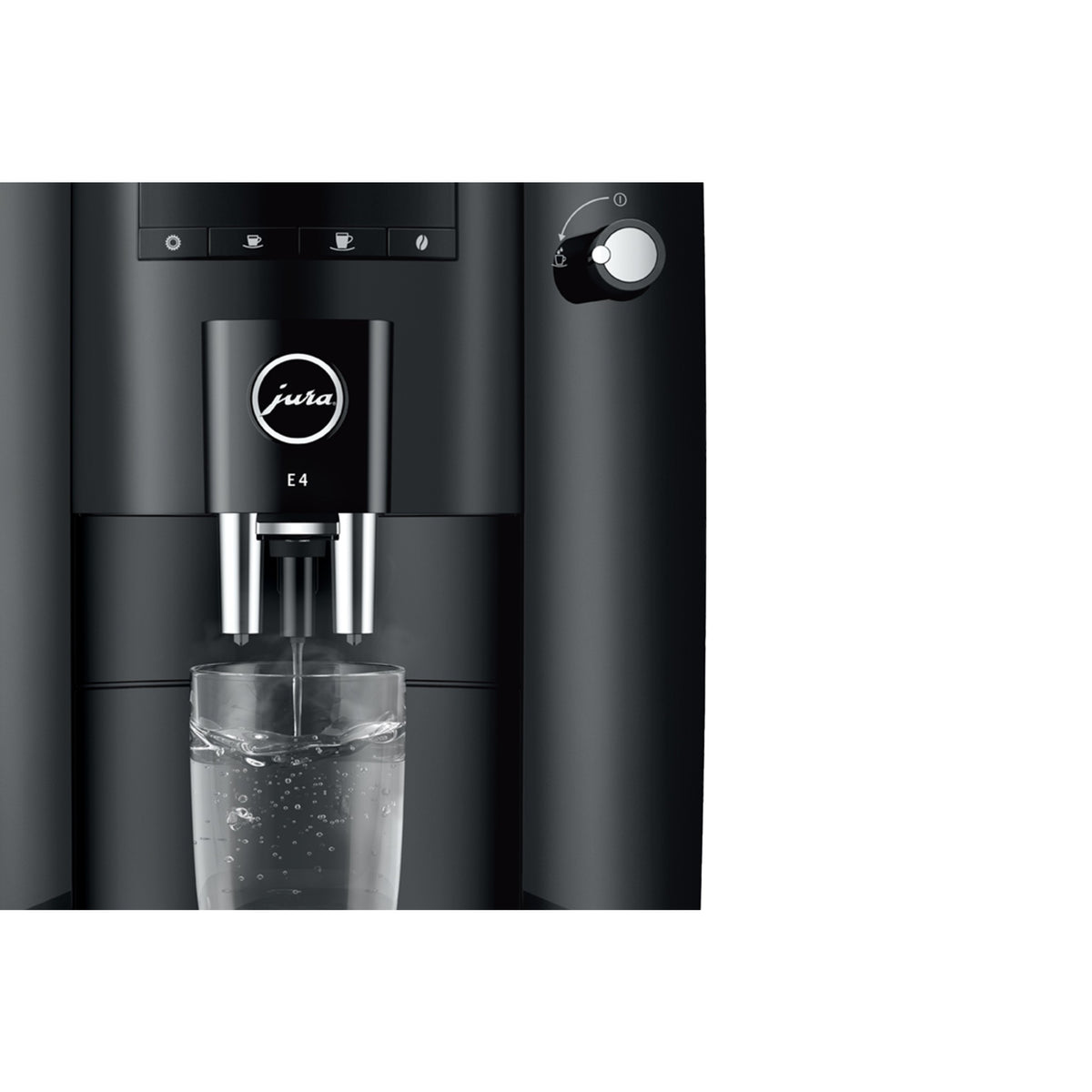 Jura E4 coffee machine - piano black (EA)