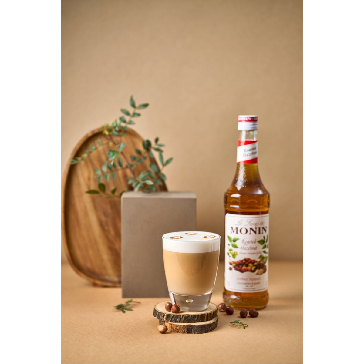 Monin Syrup Rostad Hasselnöt - 70cl