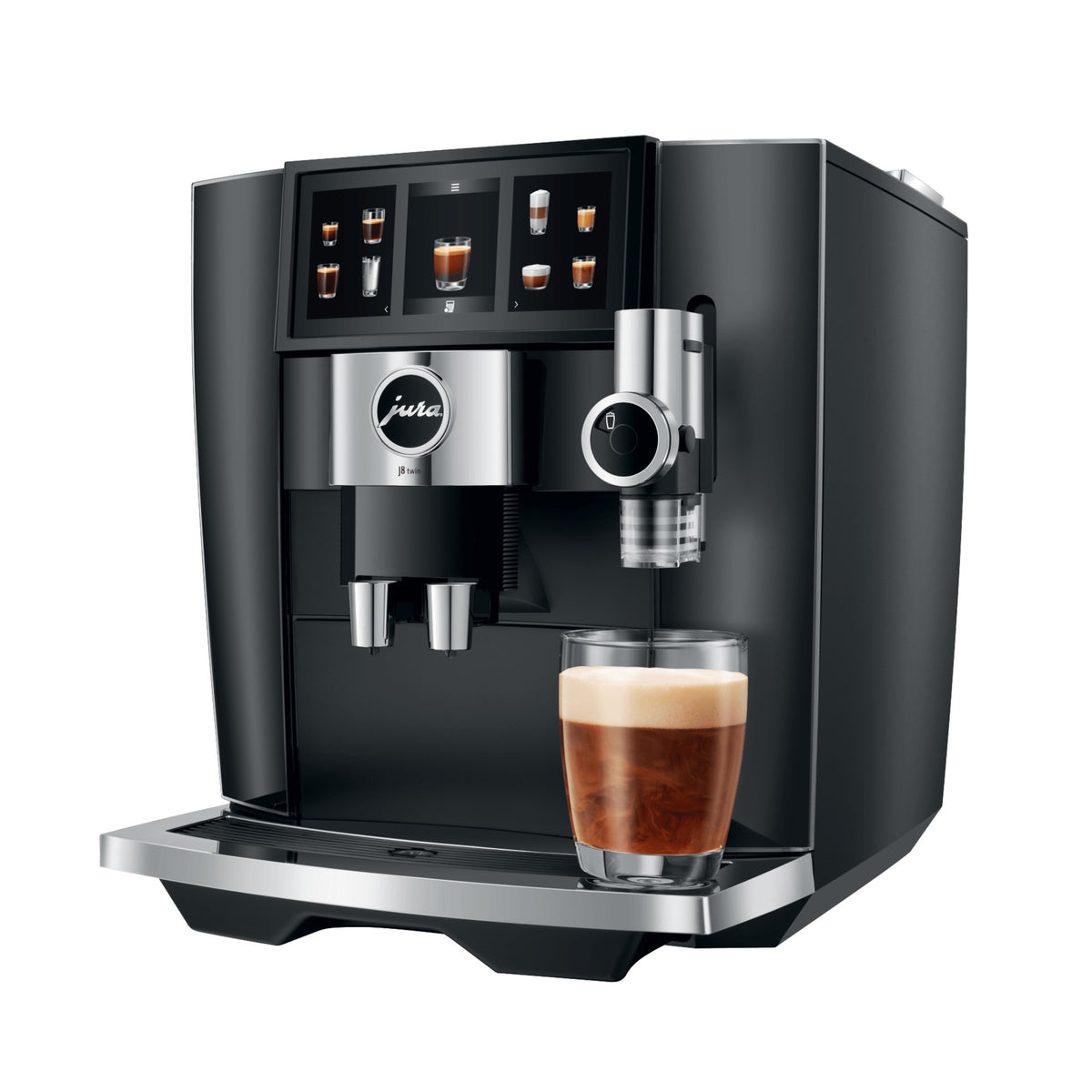 Jura J8 Twin kaffemaskin - diamond svart (EA)