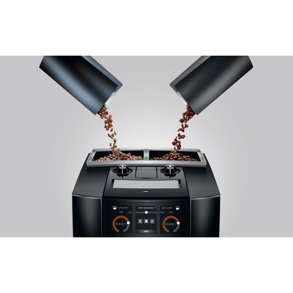 Jura J8 Twin kaffemaskin - diamond svart (EA)
