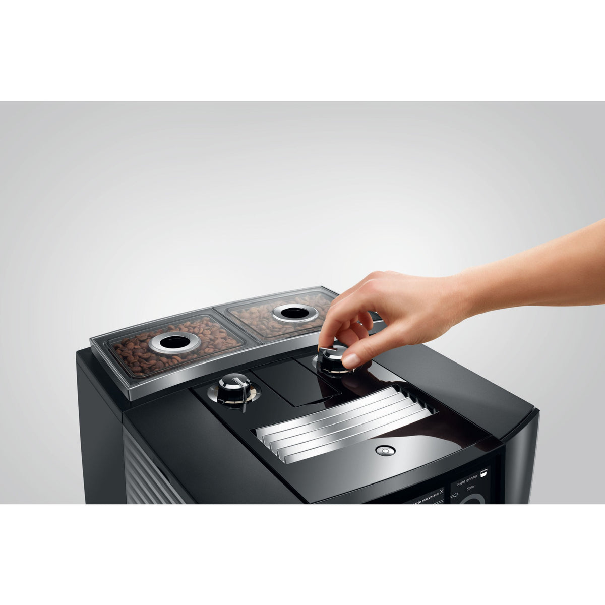 Jura J8 Twin kaffemaskin - diamond svart (EA)