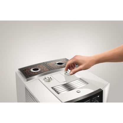 Jura J8 Twin kaffemaskin - diamond vit (EA)
