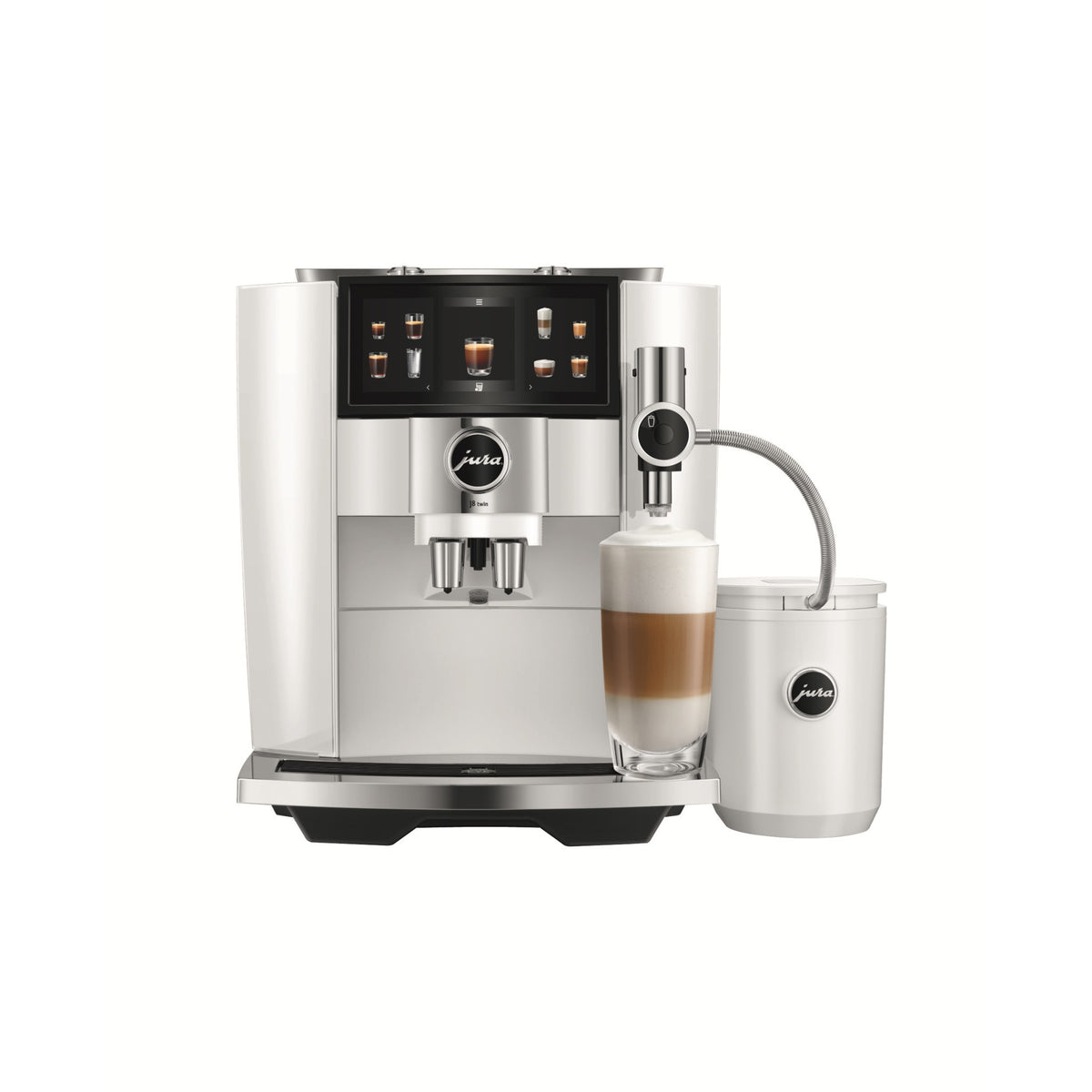 Jura J8 Twin kaffemaskin - diamond vit (EA)