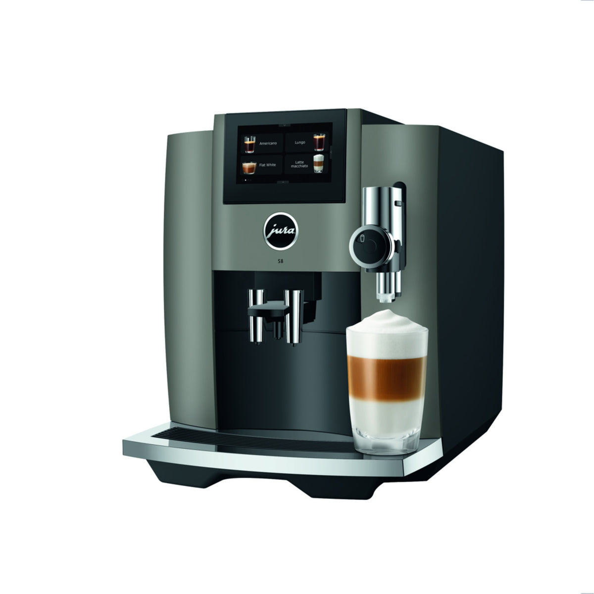Jura S8 coffee machine - dark inox (EB)