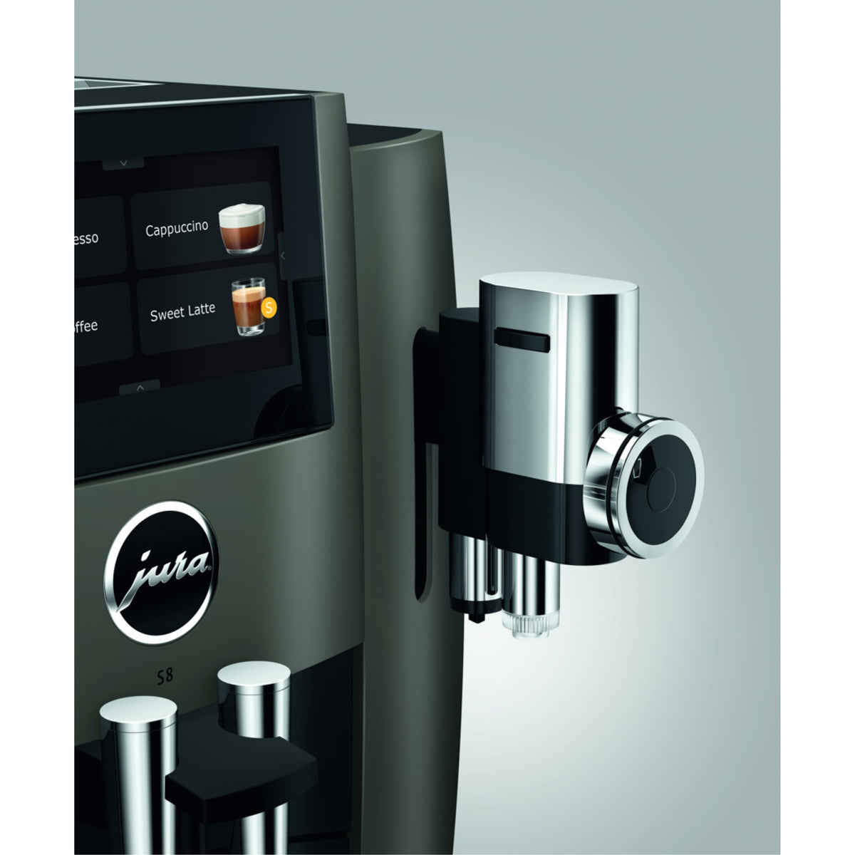 Jura S8 coffee machine - dark inox (EB)