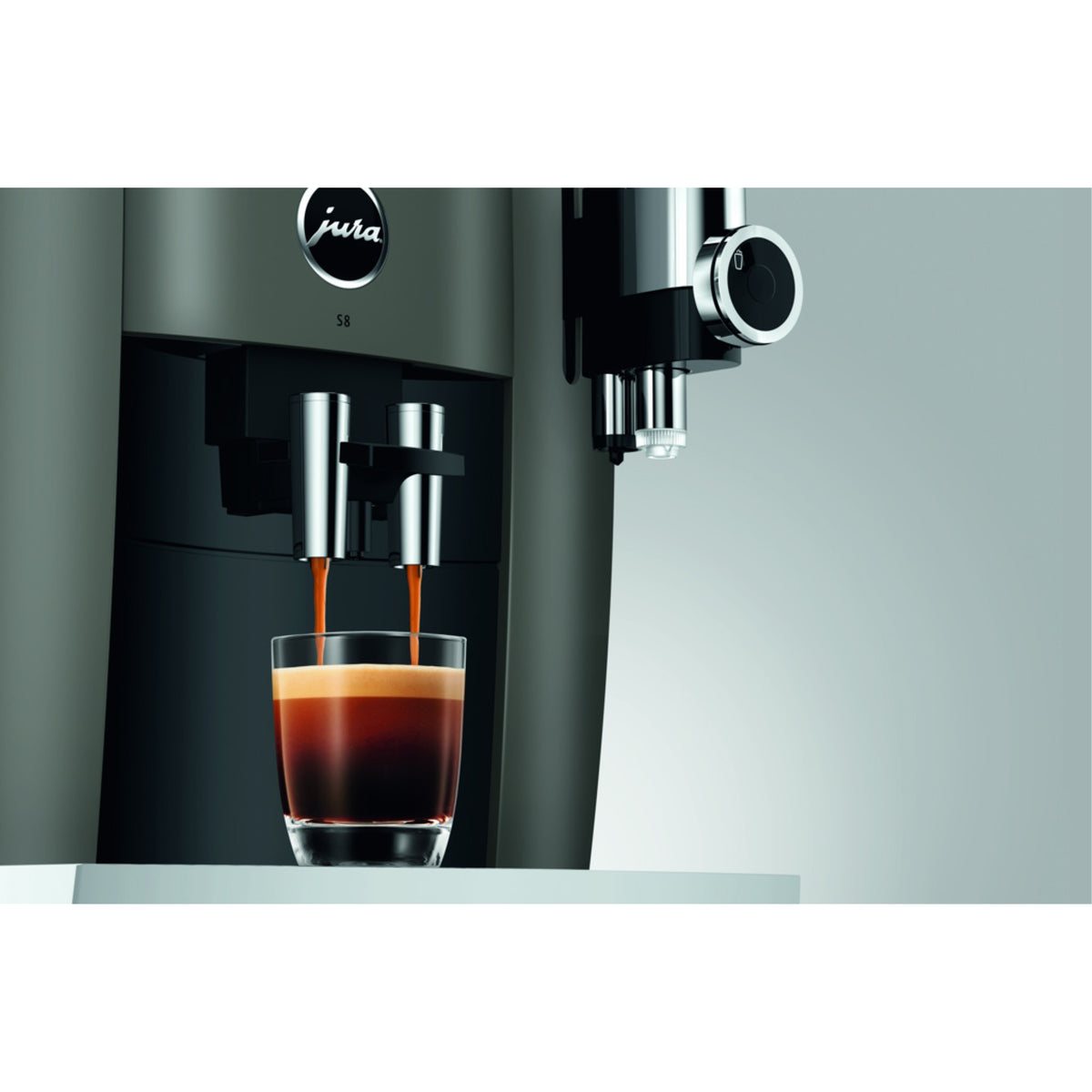 Jura S8 coffee machine - dark inox (EB)