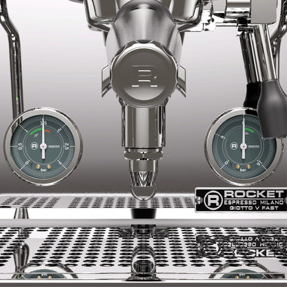 Rocket Espresso Giotto V Fast espresso machine - chrome