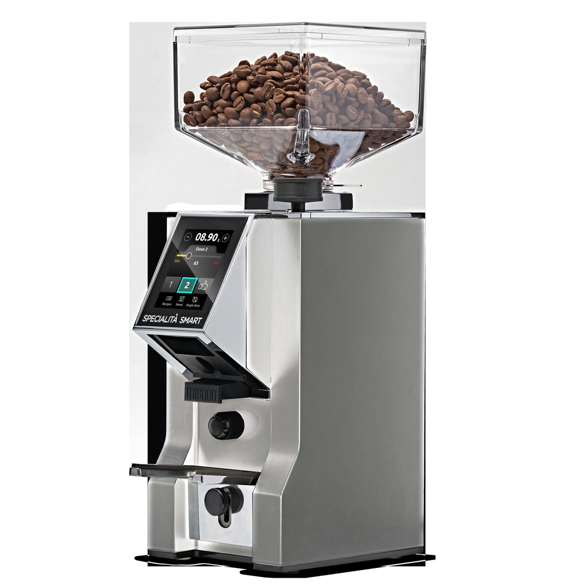Eureka Mignon Specialita Smart coffee grinder - chrome