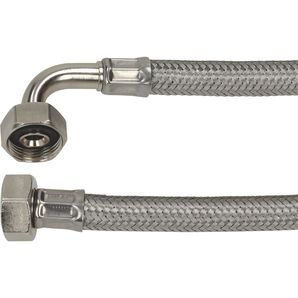 Braided hose 3/4 G20 ho straight/angled 1500 mm