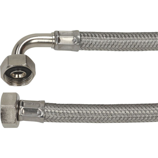 Braided hose 3/4 G20 ho straight/angled 1500 mm